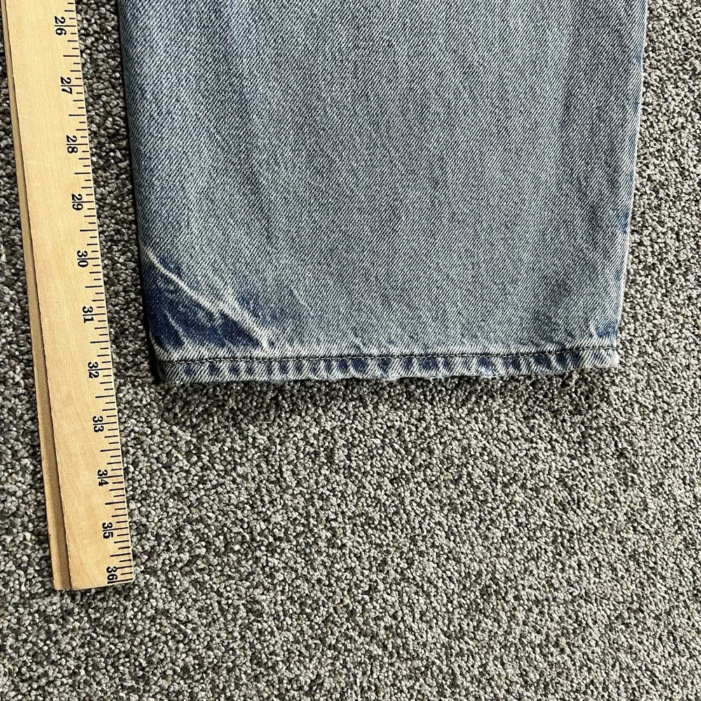 Universal Thread Jeans‎ Womens 16 Blue 90s Baggy Straight Light Wash Denim - Picture 8 of 12